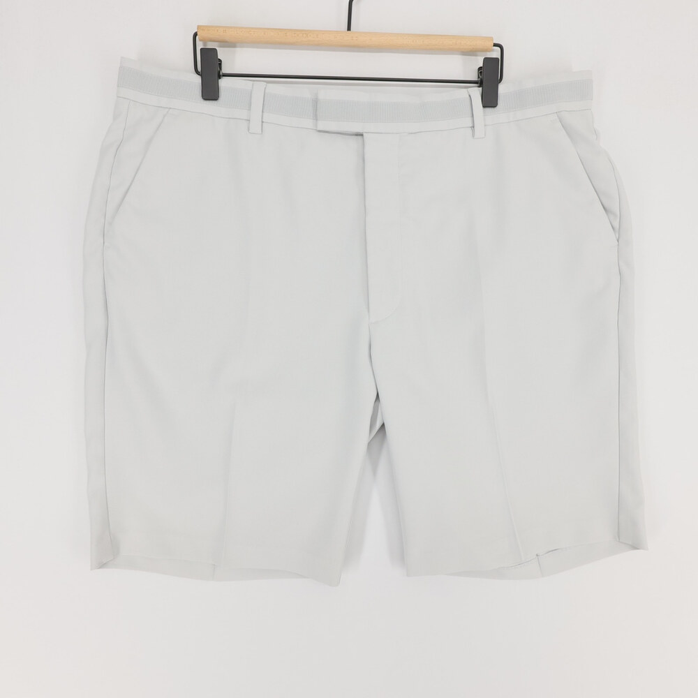 G FORE Club Golf Shorts Mens 40 Gray Technical Stretch Flat Front Lightweight